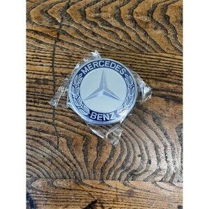 Mercedes Benz 75mm Hub Cover Dark Blue.  Applicable For All Models.  New.  OEM